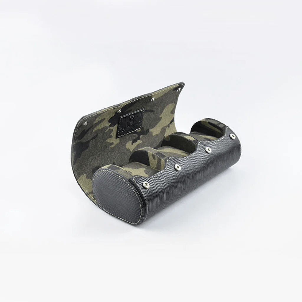 Rolka zegarkowa ze skóry Saffiano - Black Epi - Image 4