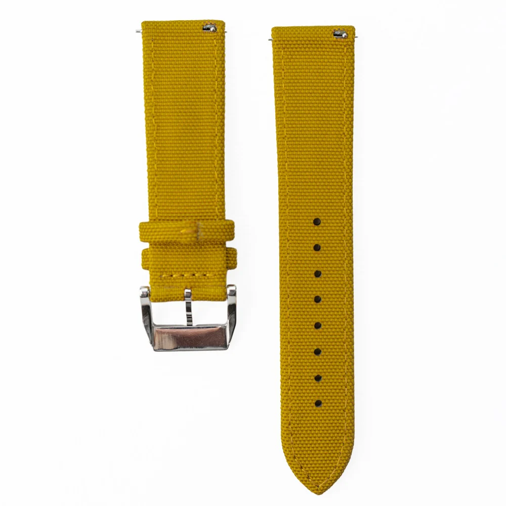 Sportowy pasek DOUBLE NYLON - musztardowy - Image 3