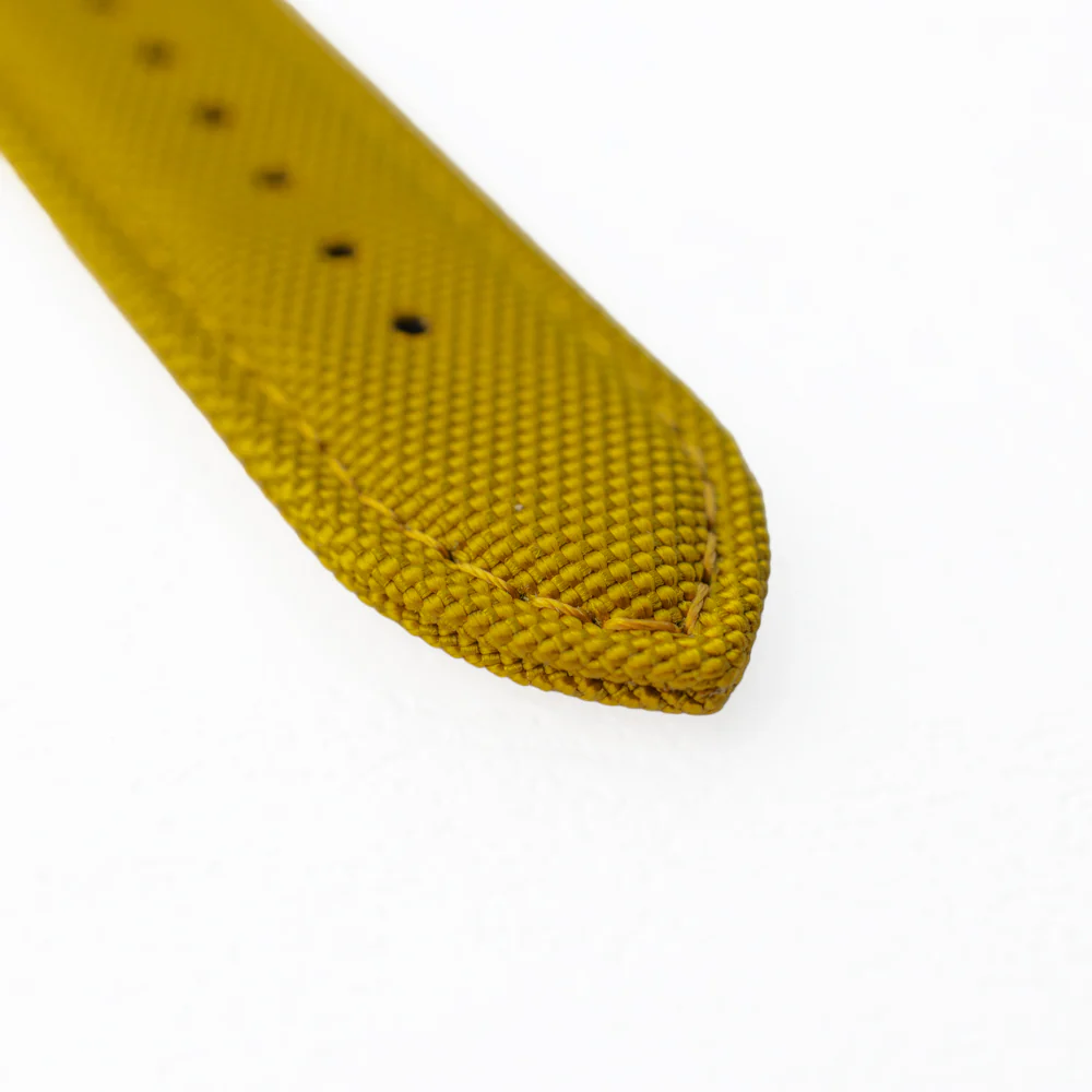 Sportowy pasek DOUBLE NYLON - musztardowy - Image 4