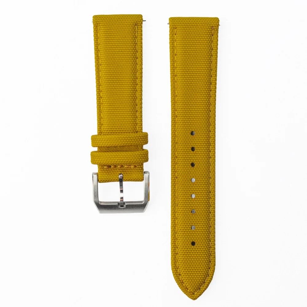 Sportowy pasek DOUBLE NYLON - musztardowy - Image 5