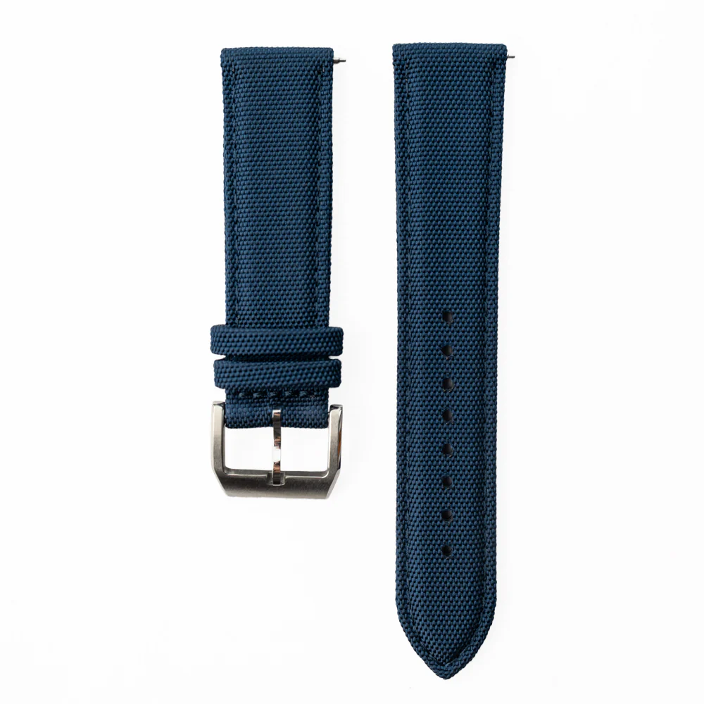 Sportowy pasek DOUBLE NYLON - granatowy - Image 2
