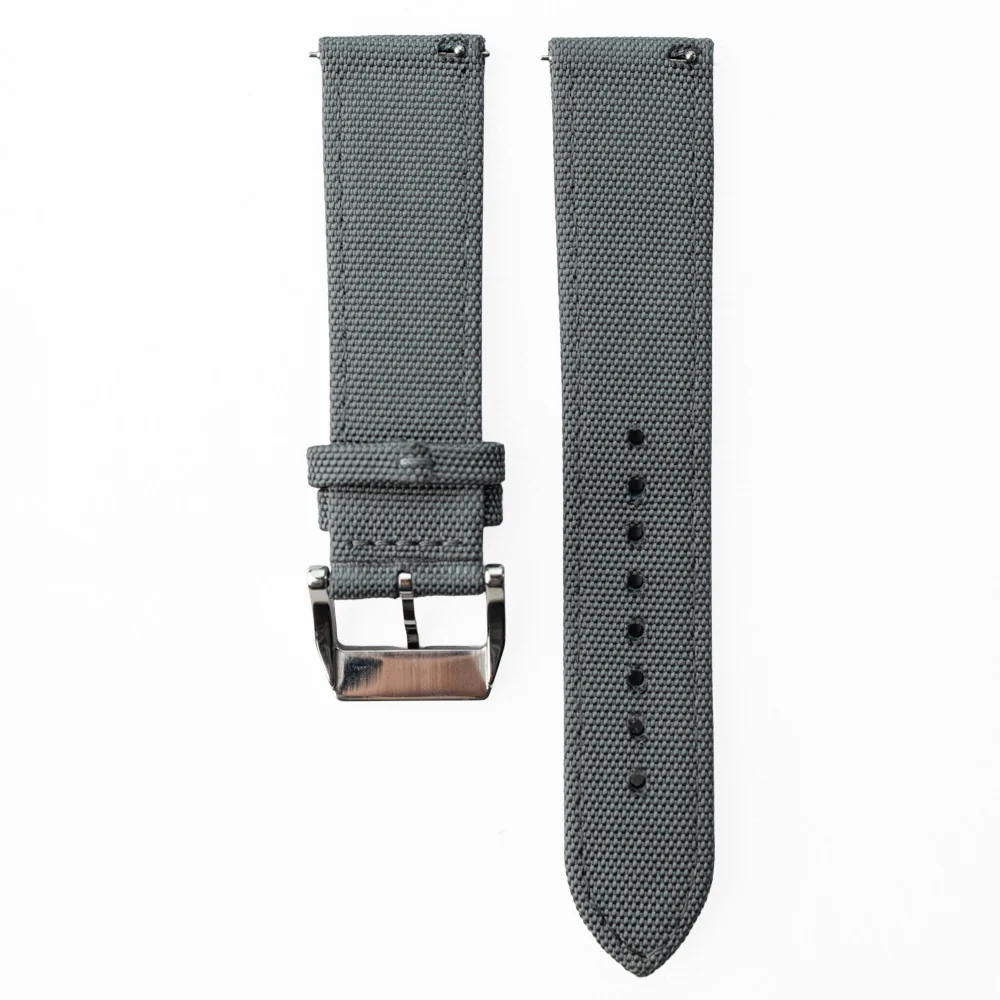 Sportowy pasek DOUBLE NYLON - szary - Image 4