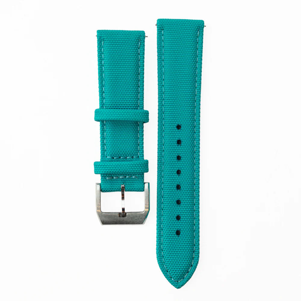 Sportowy pasek DOUBLE NYLON - turkusowy - Image 3
