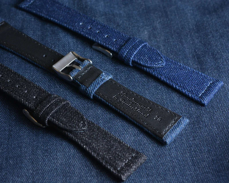 FLUCO JEANS - pasek z japońskiego denimu NIEBIESKI - Image 7