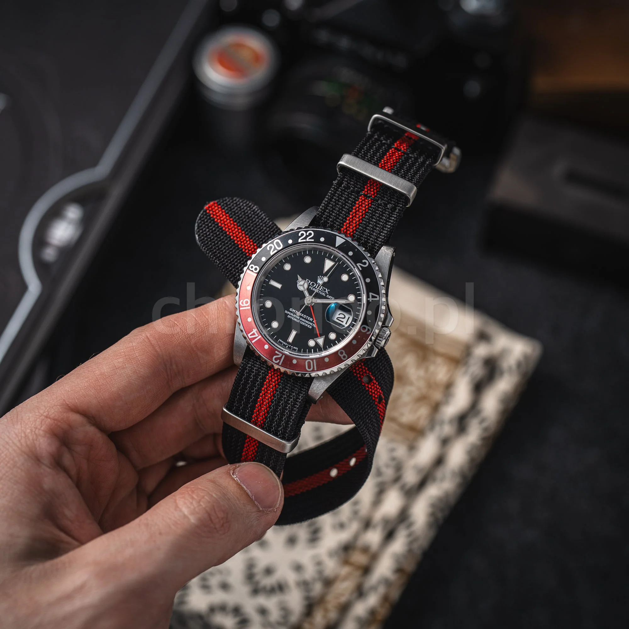 NATO Black&Red - Czarno-czerwony - Image 3