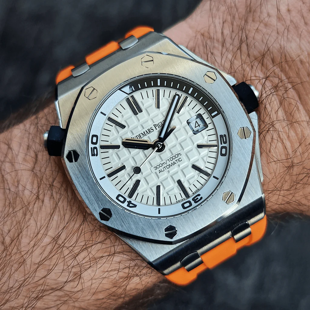Orange Rubber Strap for AP 42mm - Image 3