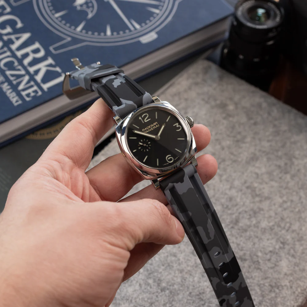 Pasek Camo w stylu Panerai - szary - Image 2