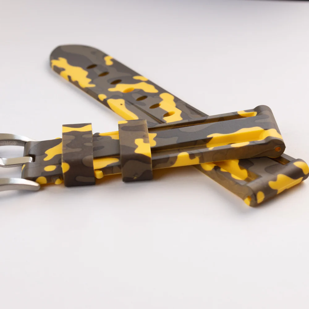Pasek Camo w stylu Panerai - żółty - Image 4