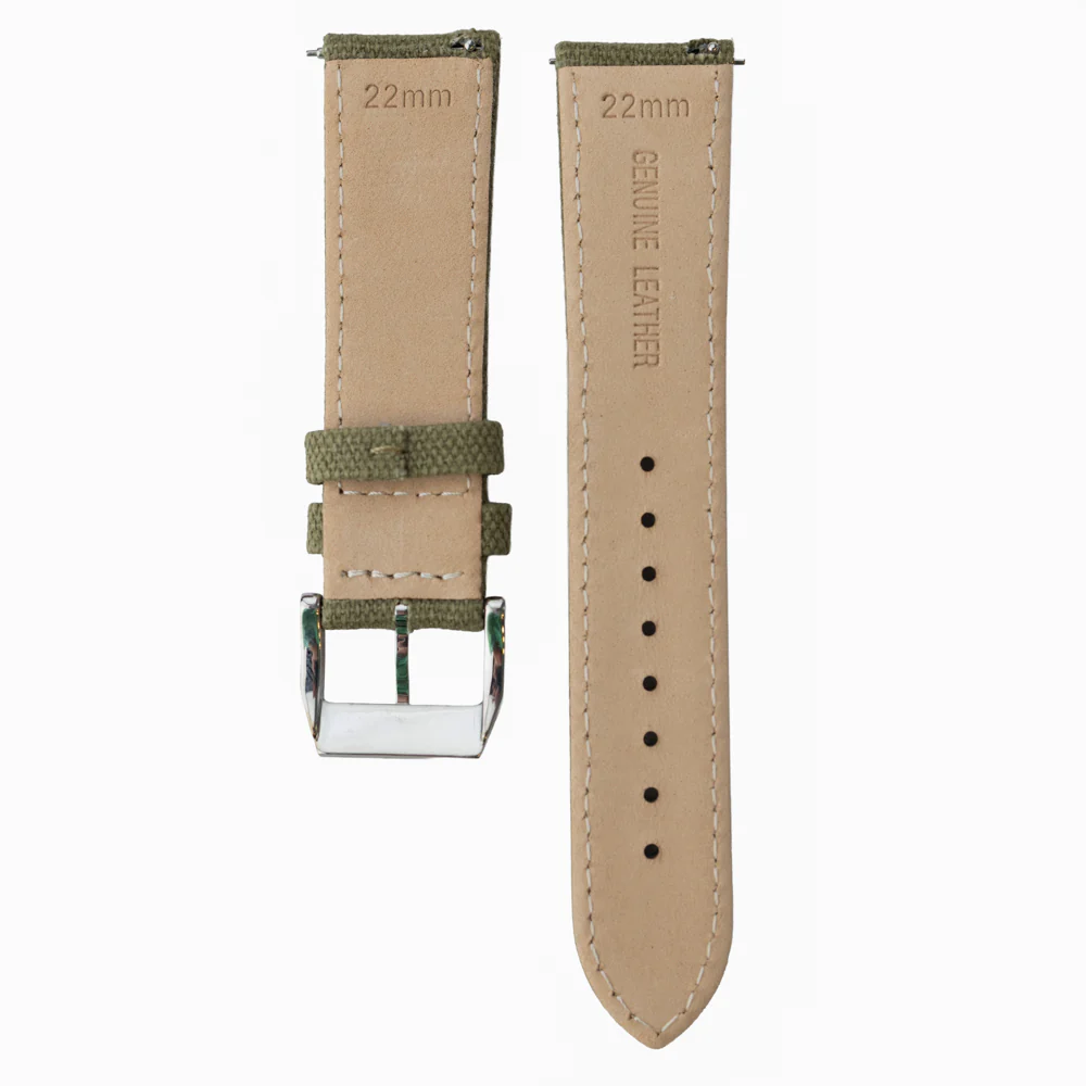 Pasek CANVAS - khaki - Image 3