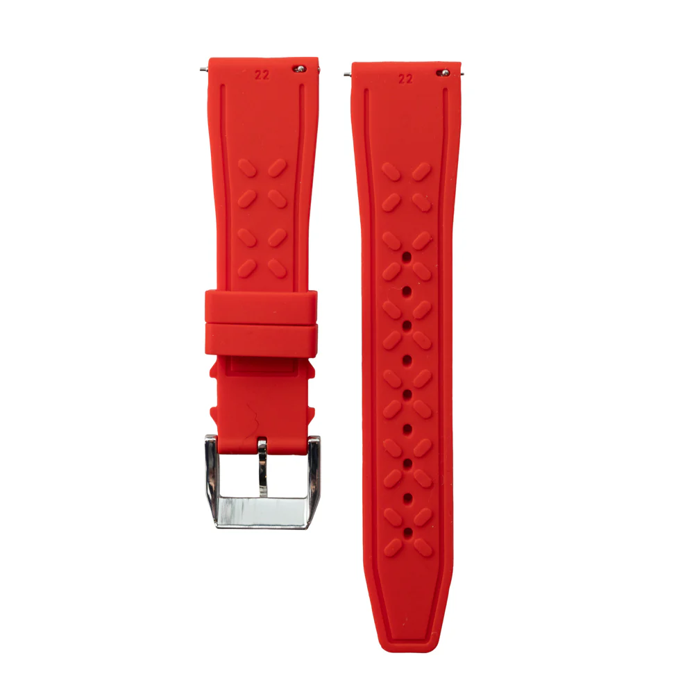 Pasek PILOT GUMOWY - czerwony - Image 3