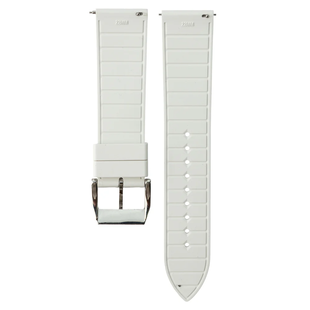 Pasek SLIM RUBBER FKM - biały - Image 5