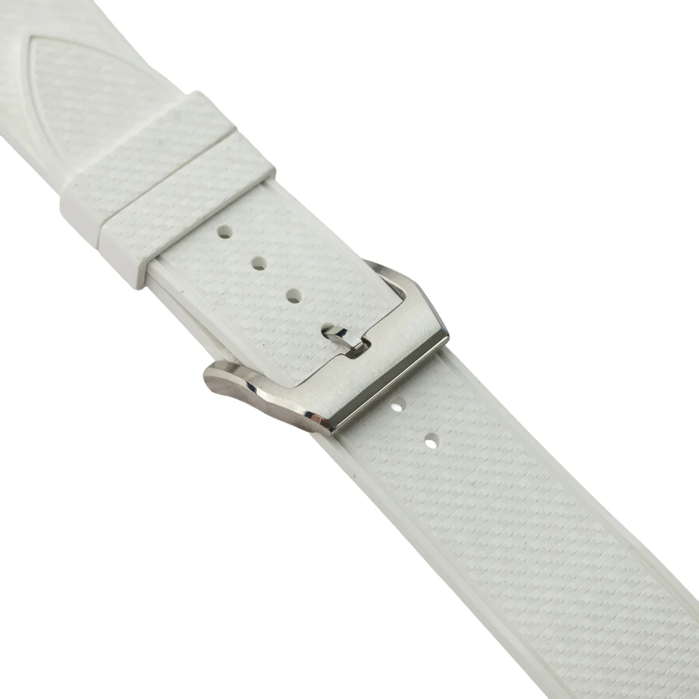 Pasek SLIM RUBBER FKM - biały - Image 6