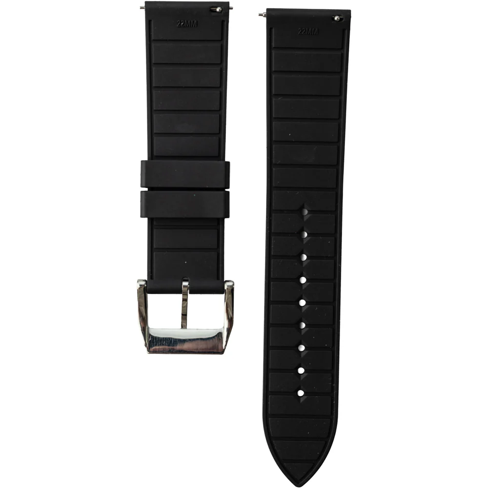 Pasek SLIM RUBBER FKM  - czarny - Image 4