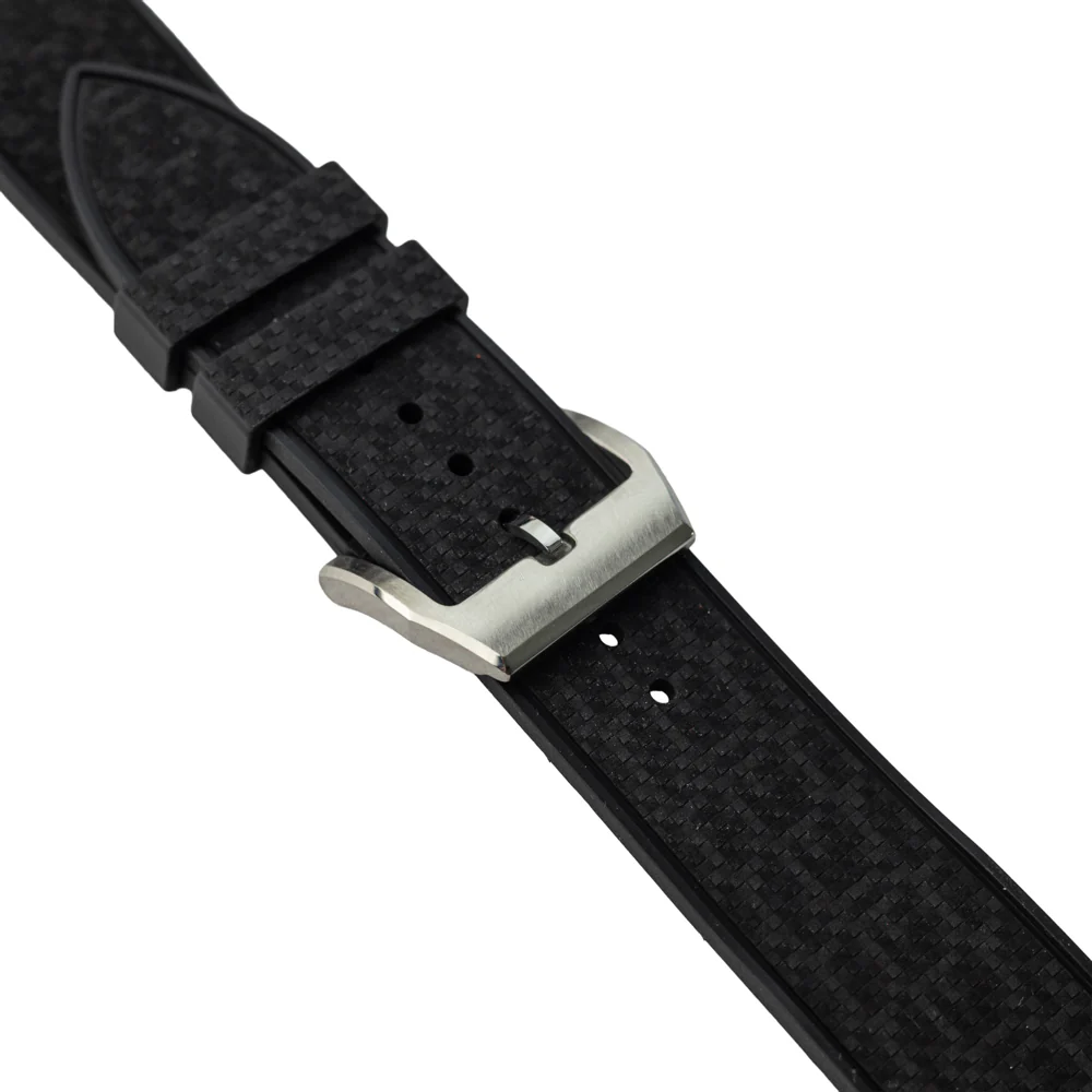 Pasek SLIM RUBBER FKM  - czarny - Image 5
