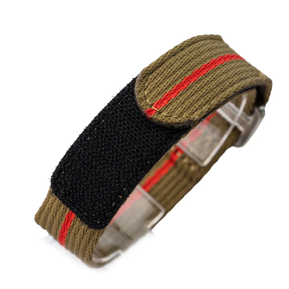 Pasek TEKSTYLNY VELCRO - khaki - Image 3